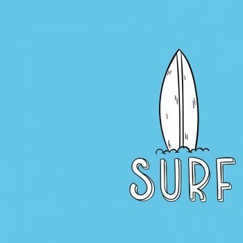 Наклейка на мод Surf Board